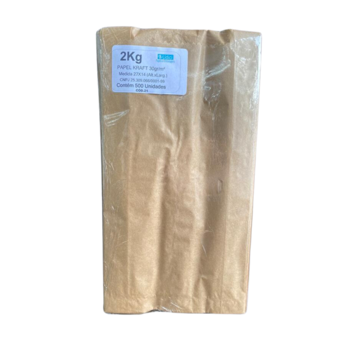 Saco Kraft 2Kg Longo 30g - Imagem 2