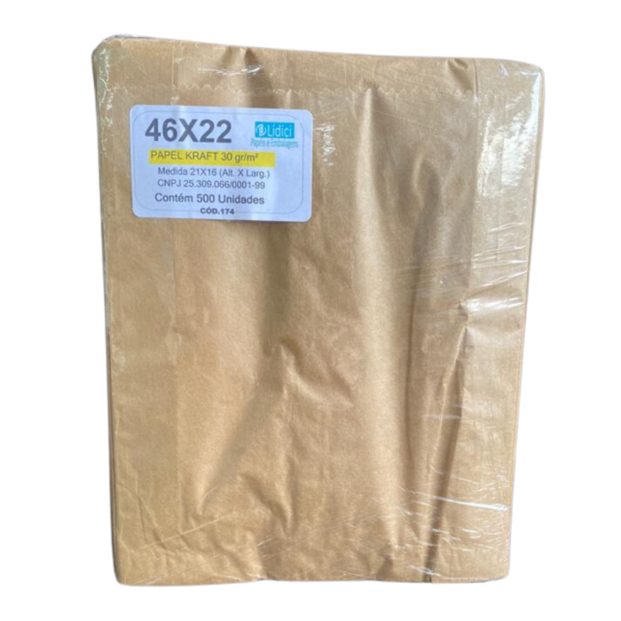Saco Kraft | 14 larg. 30g - Imagem 3